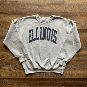 Illinois Fighting Illini Fleece Crewneck Sweatshirt